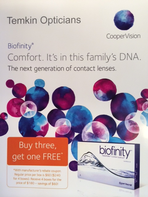 biofinity contact lenses